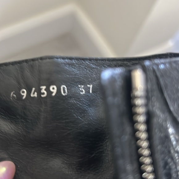 Balenciaga Black Leather Cagole Boots RIGHT BOOT ONLY 37 - Picture 7 of 8